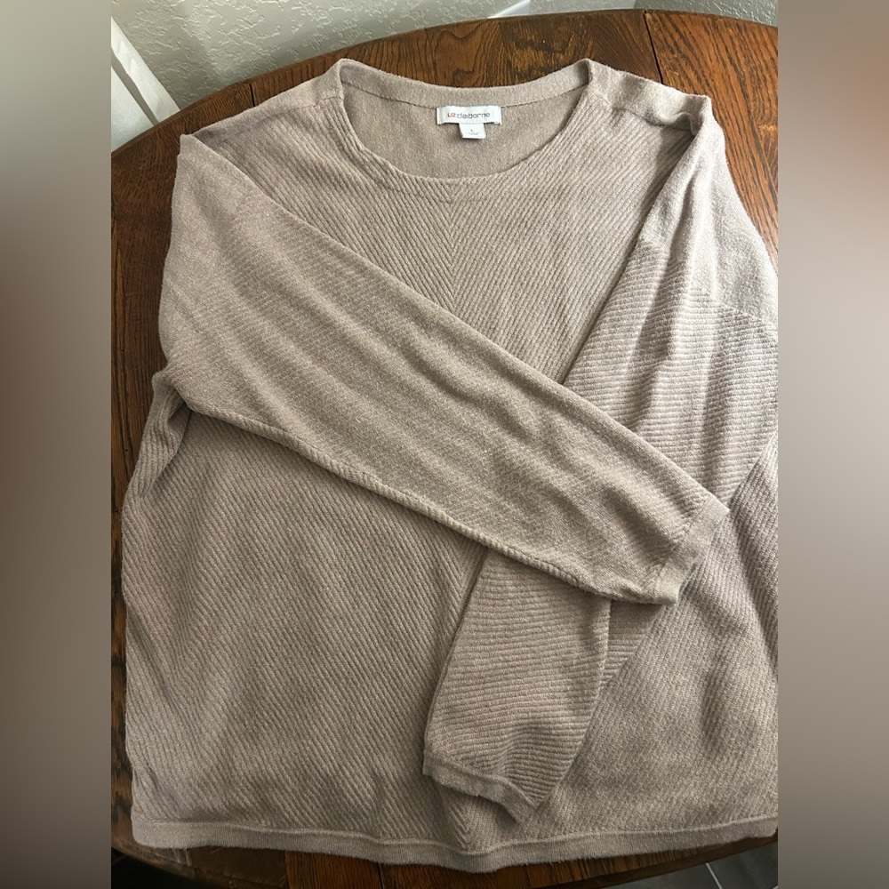 Liz Claiborne Tan Sweater